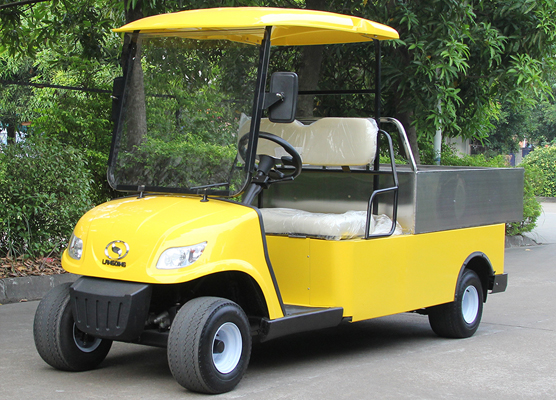 多功能自卸式電動載貨車黃色